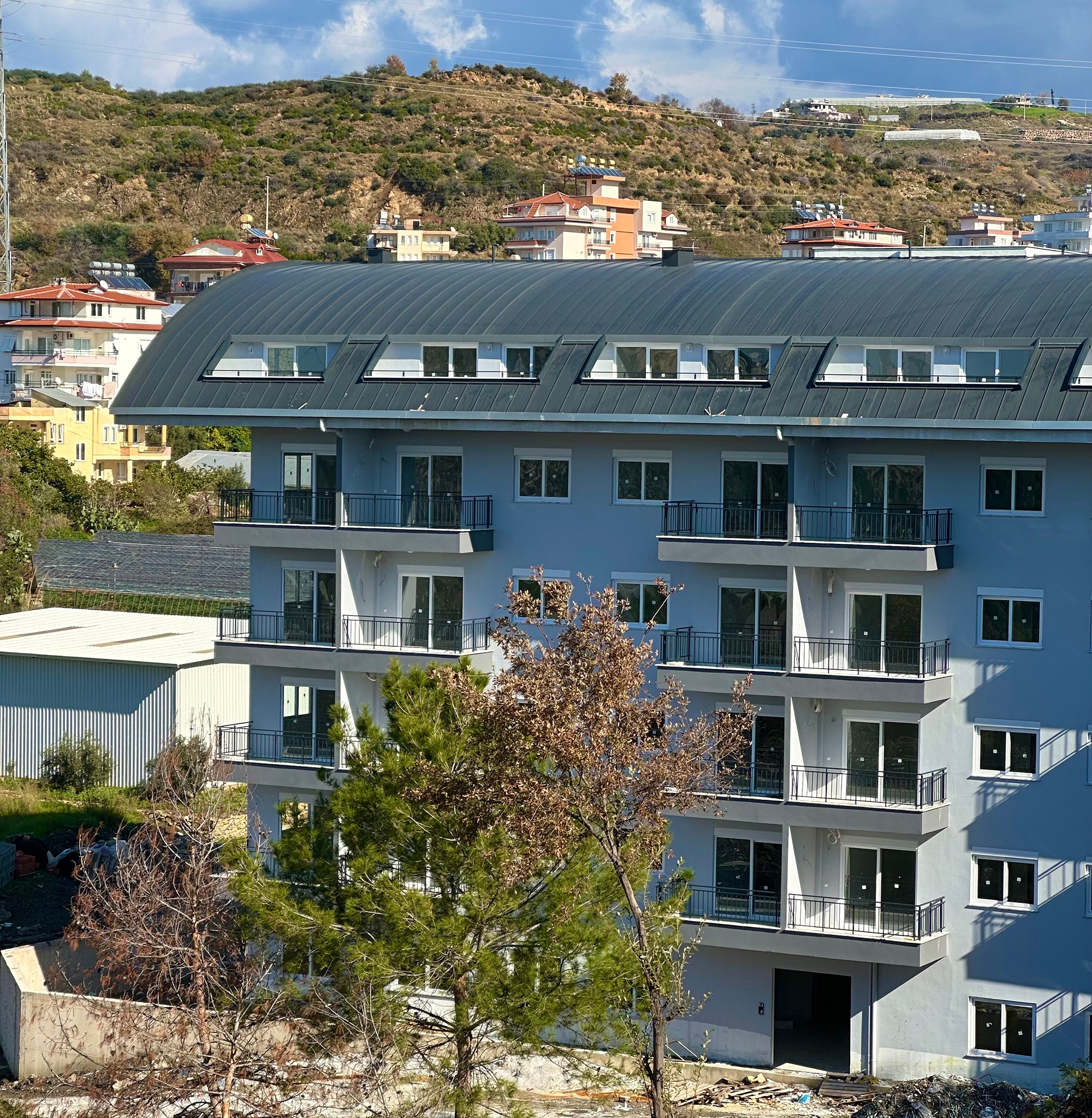 Fantastisk 1+1 Lejlighed med Hav- og Slotsudsigt, Alanya - Konakli