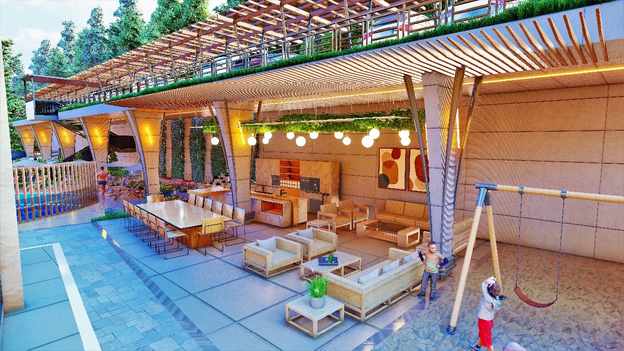 Luxury 2+1 Apartment with Mountain View in Alanya Center