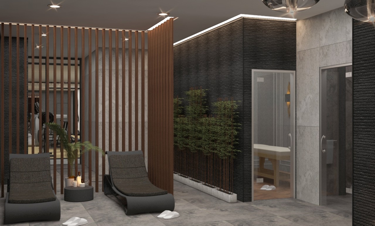 Luxury 2+1 Apartment with Mountain View in Alanya Center