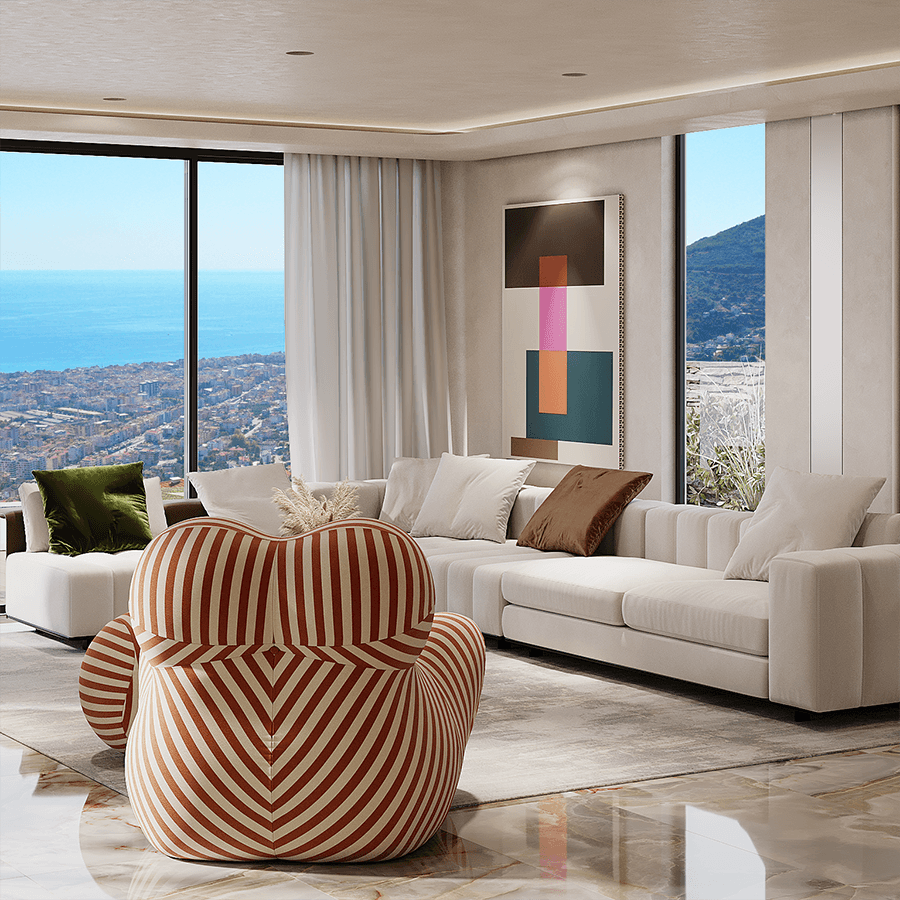 Luxurious 5+1 Villa with Stunning Views in Alanya-Bektas