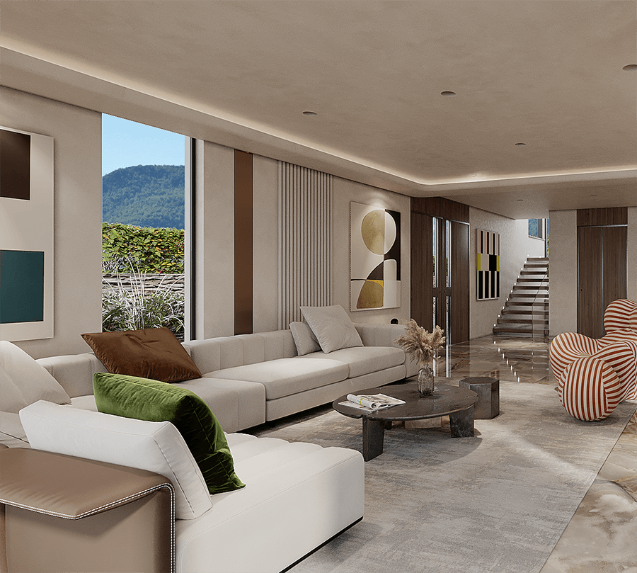 Luxurious 5+1 Villa with Stunning Views in Alanya-Bektas