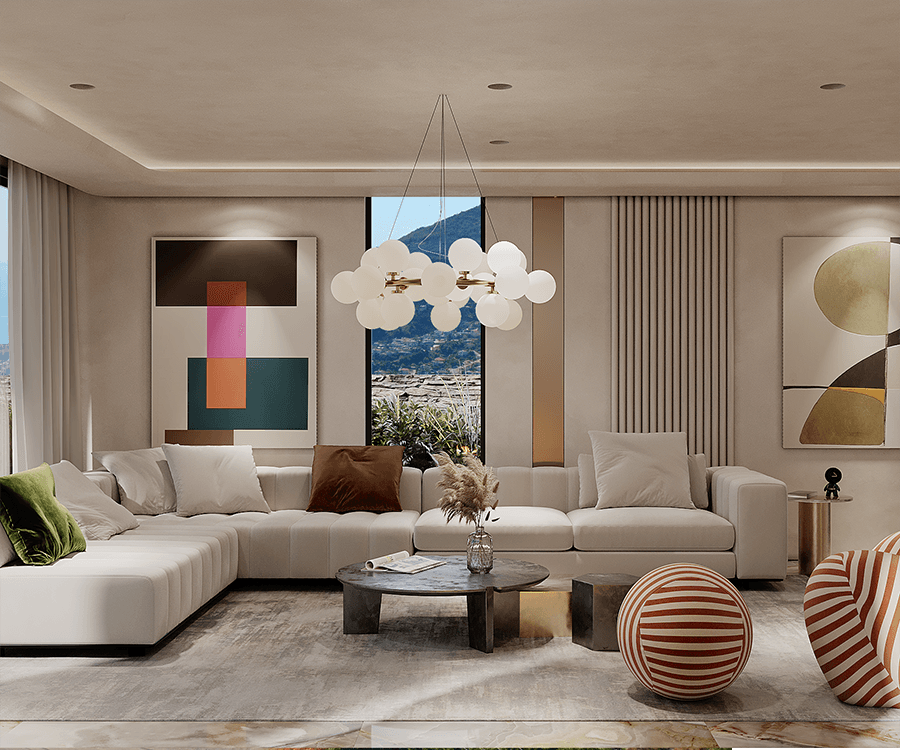Luxurious 5+1 Villa with Stunning Views in Alanya-Bektas