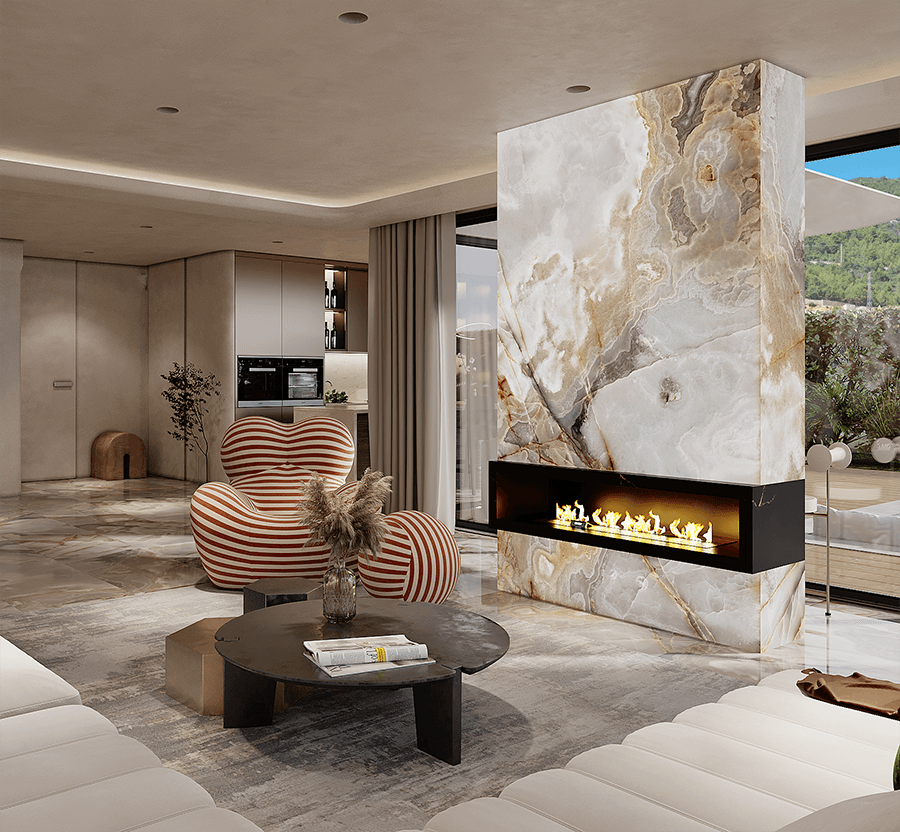 Luxurious 5+1 Villa with Stunning Views in Alanya-Bektas