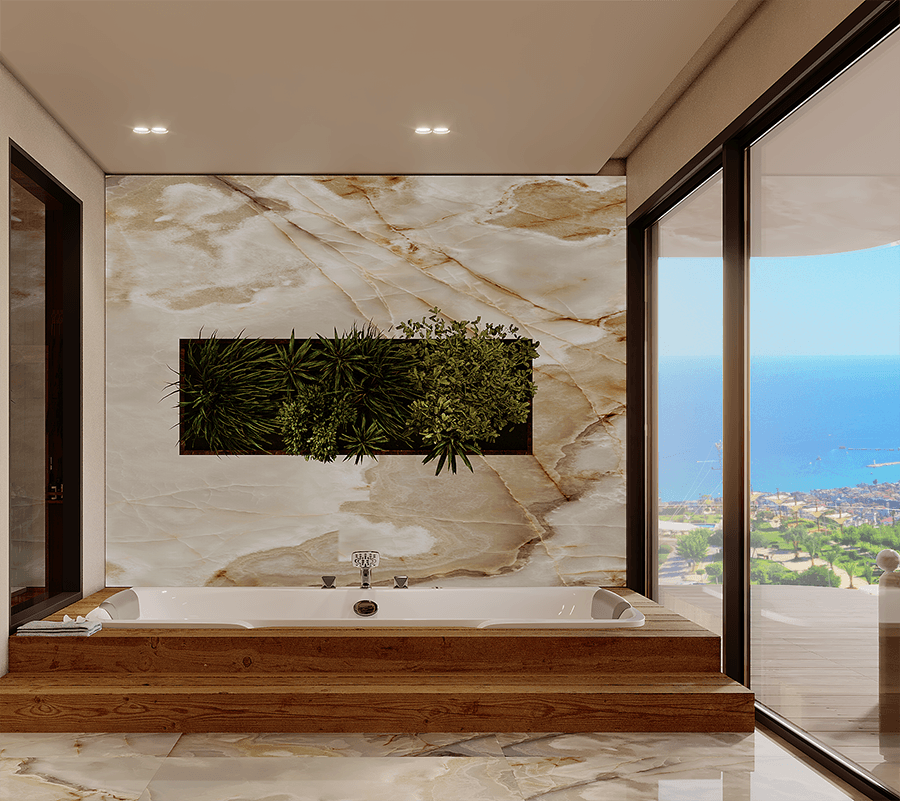 Luxurious 5+1 Villa with Stunning Views in Alanya-Bektas