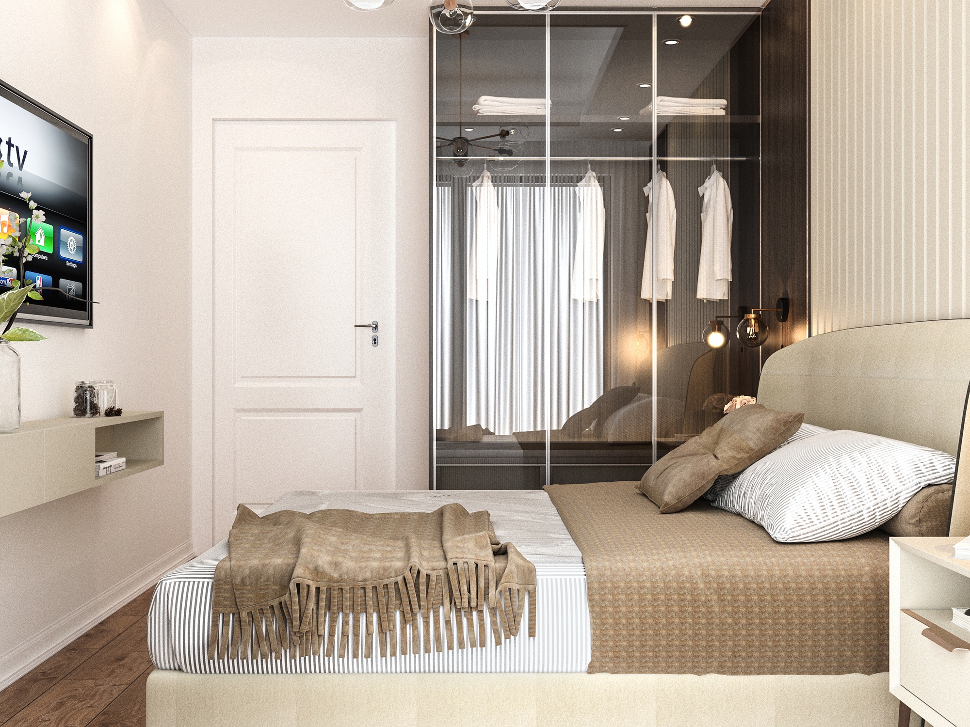 Luxuriöse 1+1 Wohnung mit Meerblick in Demirtas, Alanya