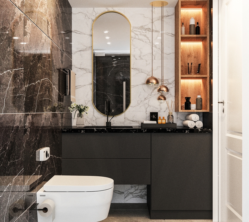 Luxuriöse 1+1 Wohnung mit Meerblick in Demirtas, Alanya