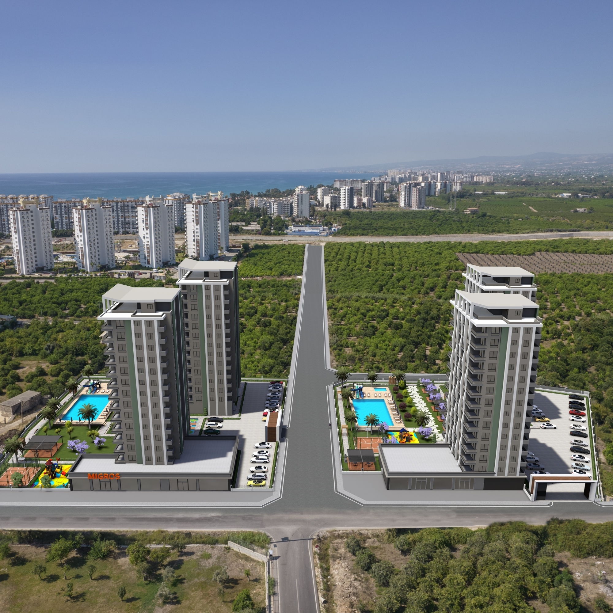 Enticing new project in Mersin's amazing district