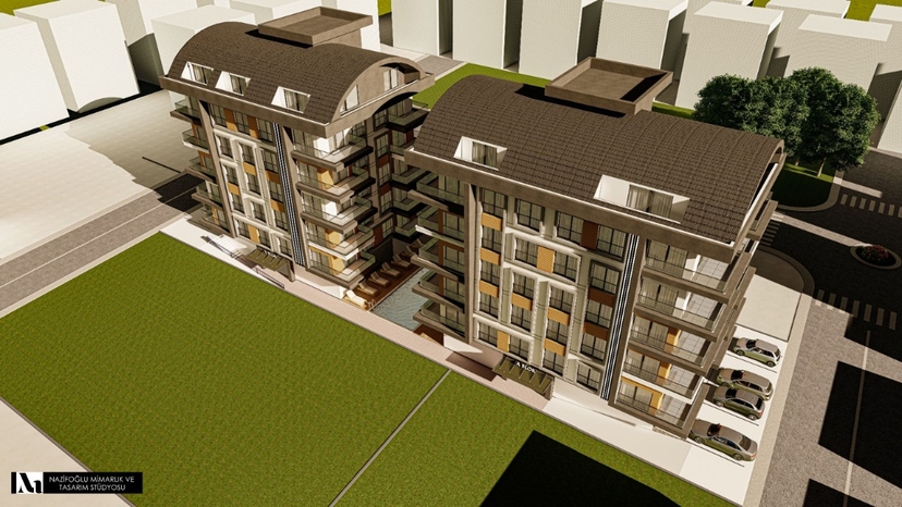 Commodious new project in Alanya
