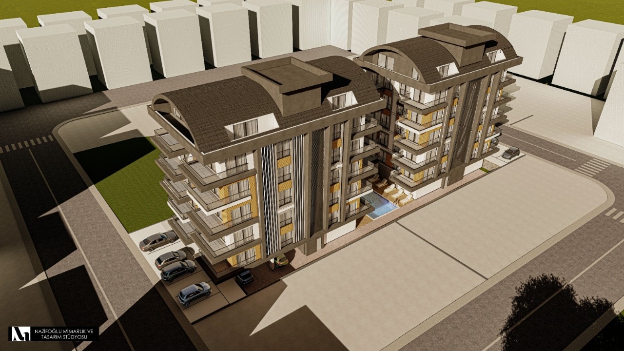 Commodious new project in Alanya