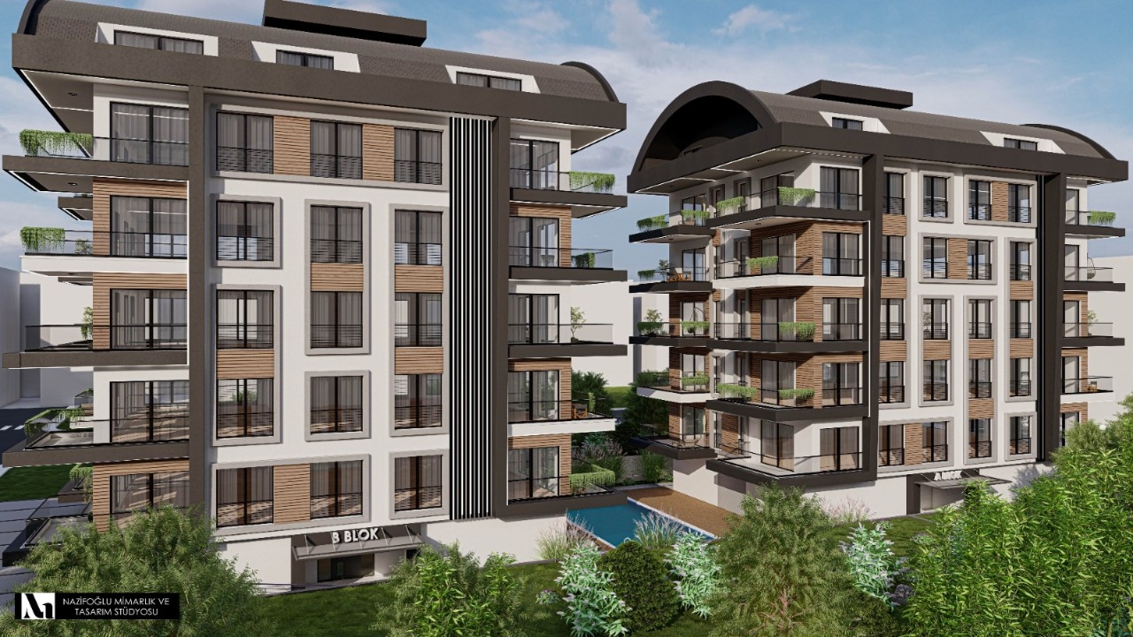 Commodious new project in Alanya