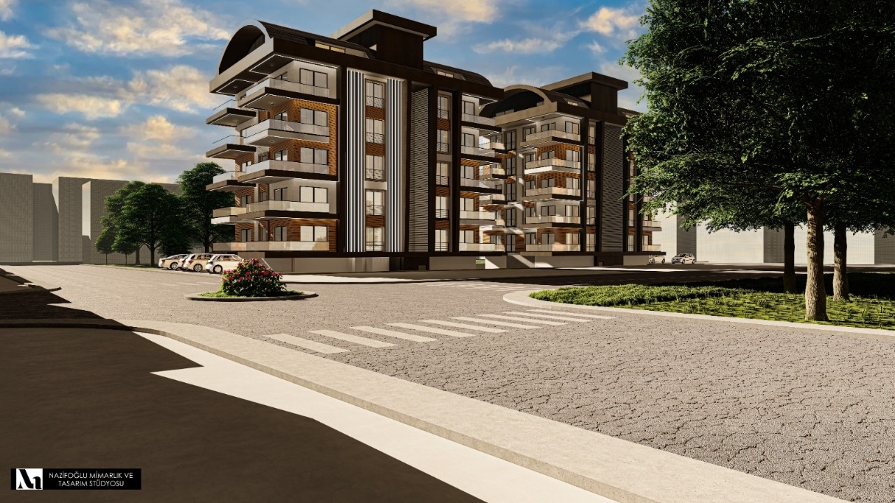 Commodious new project in Alanya