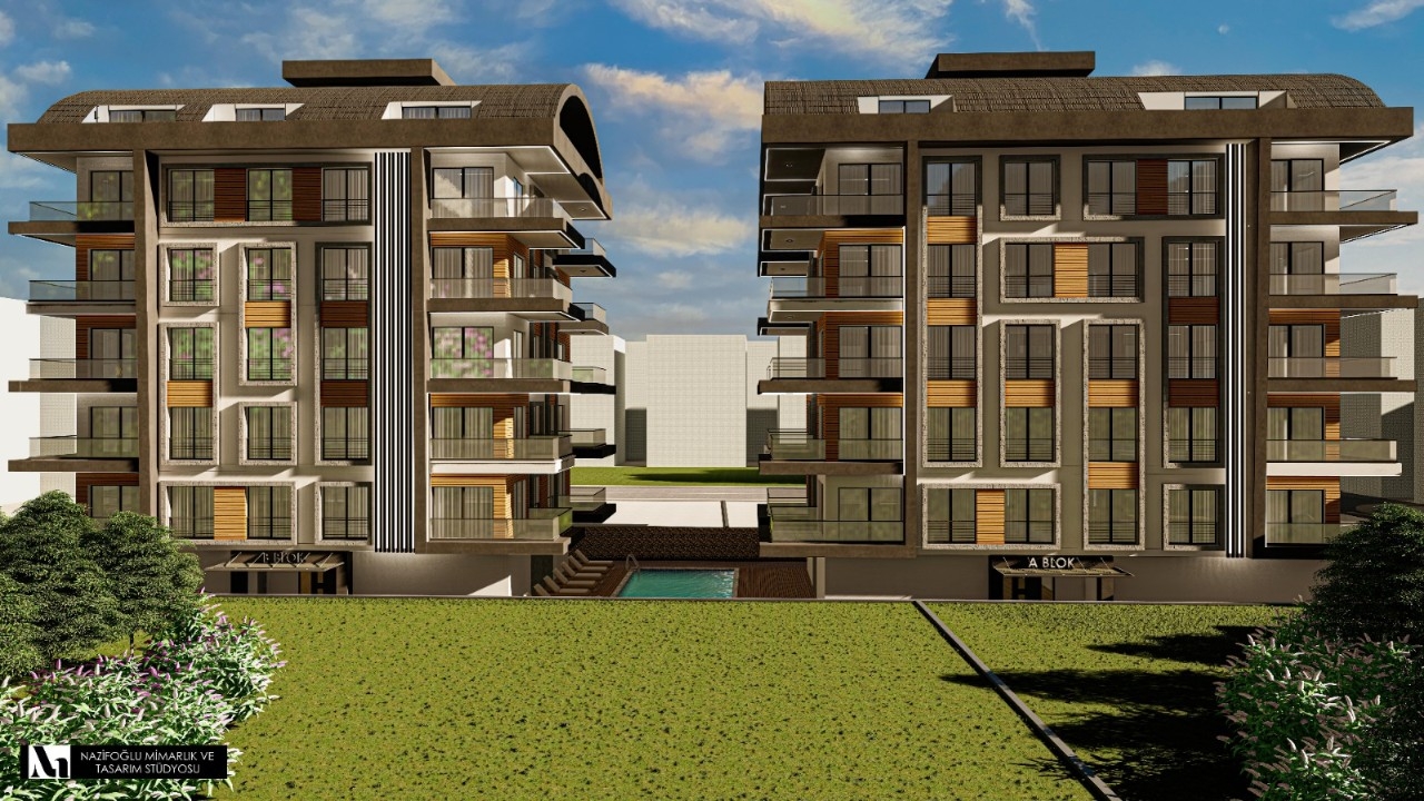 Commodious new project in Alanya