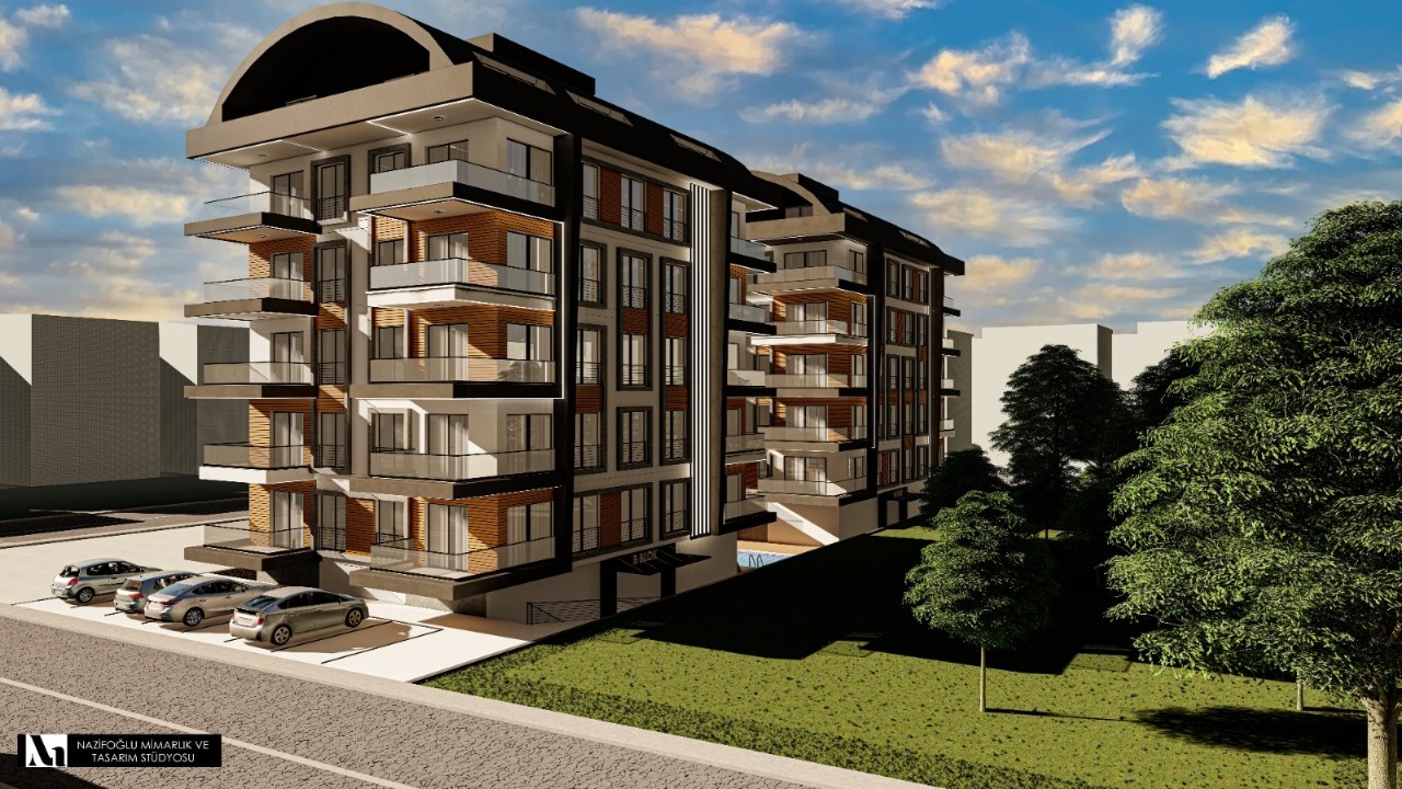 Commodious new project in Alanya