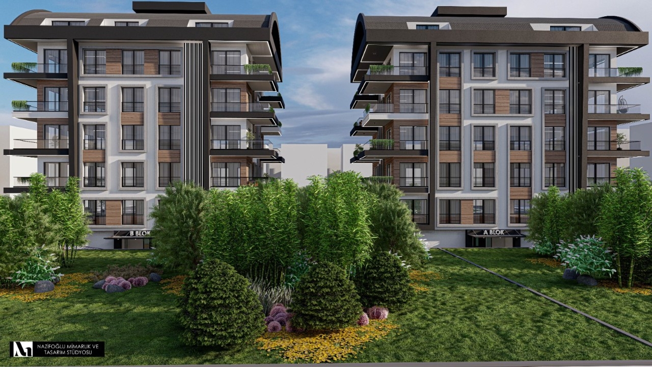 Commodious new project in Alanya