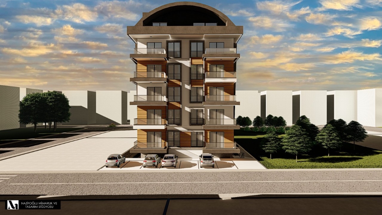 Commodious new project in Alanya