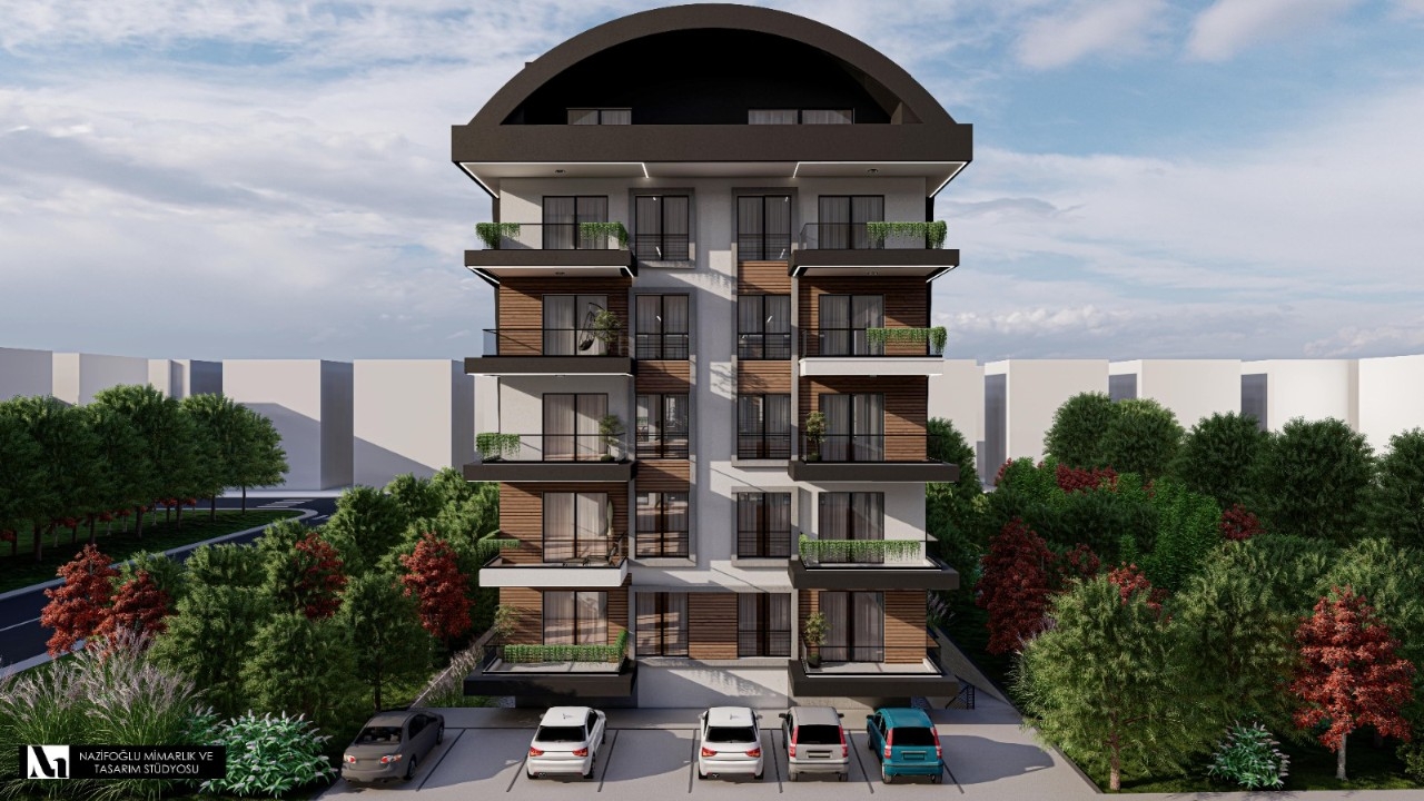 Commodious new project in Alanya