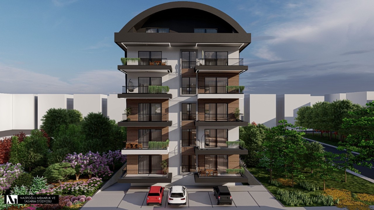 Commodious new project in Alanya
