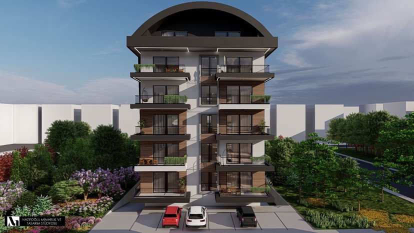 Commodious new project in Alanya
