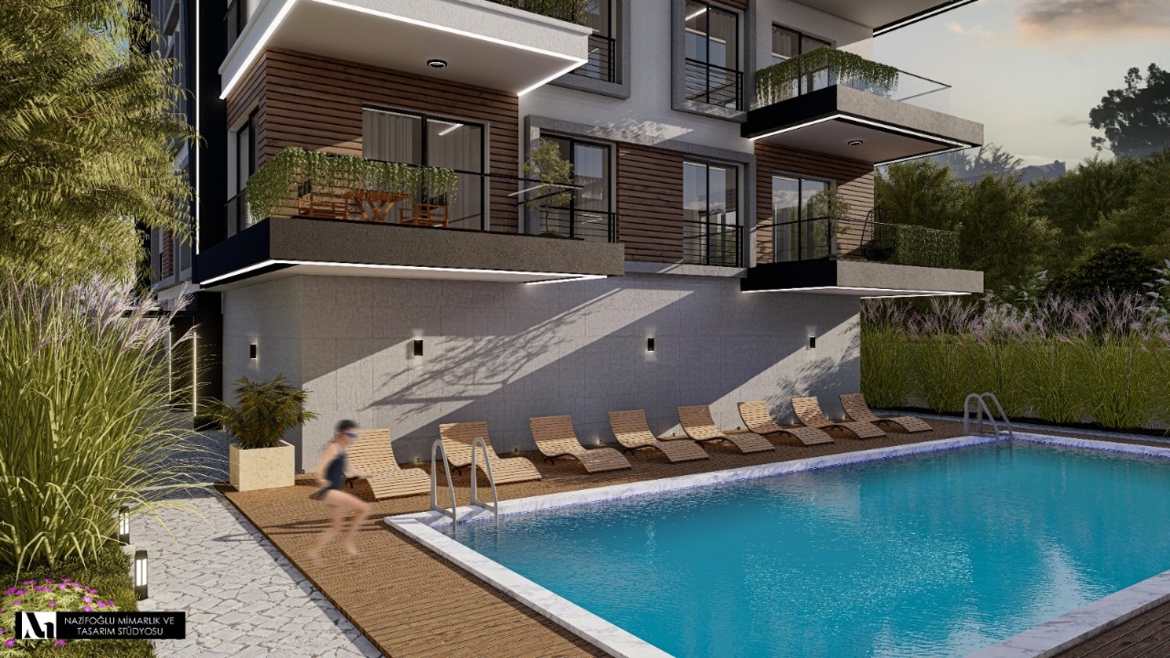 Commodious new project in Alanya
