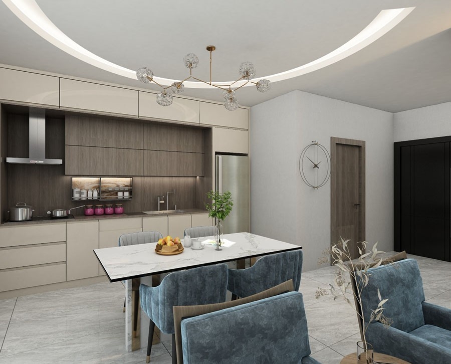 Luksus 4+1 Villa med Hav- og Bjergudsigt, Alanya - Kargicak
