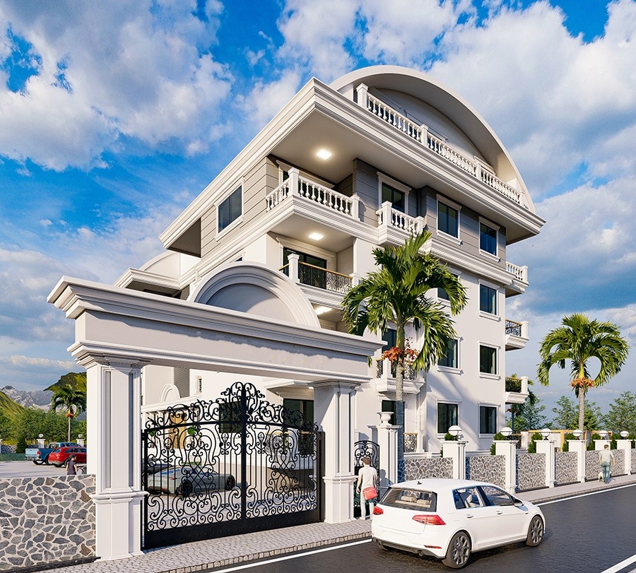 Brand new project in progress in Alanya