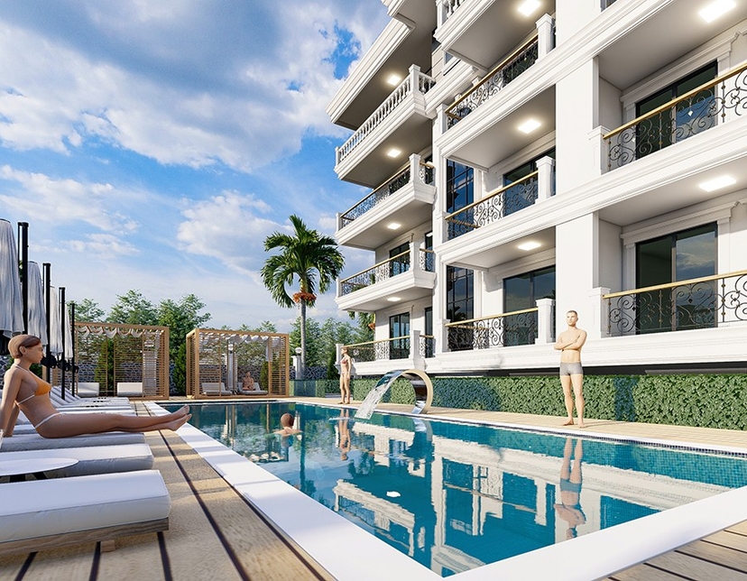 Brand new project in progress in Alanya
