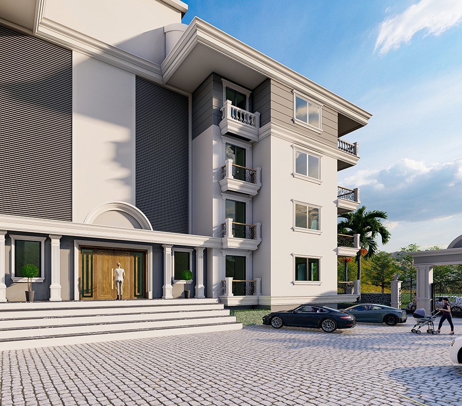 Brand new project in progress in Alanya