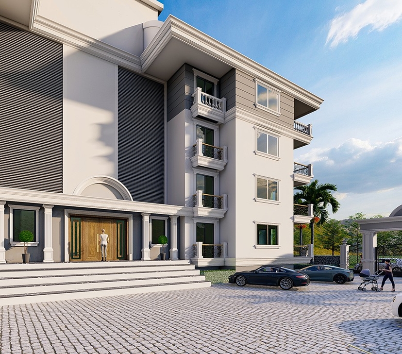 Brand new project in progress in Alanya