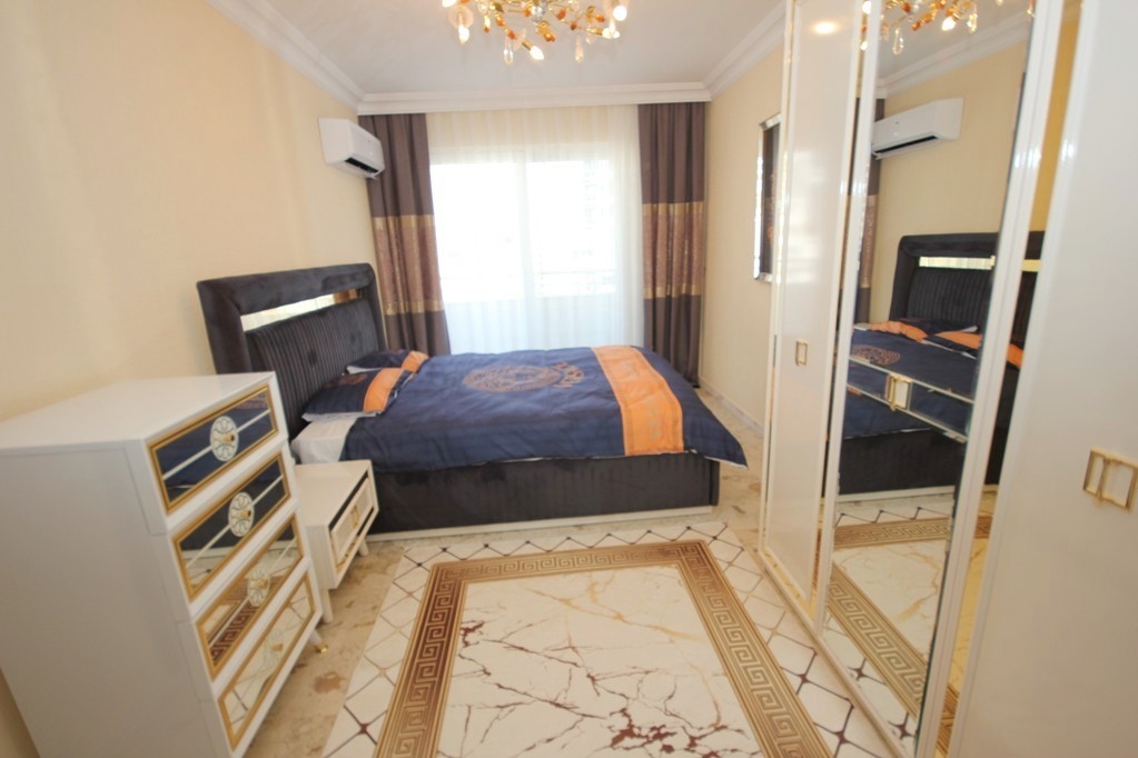 Atemberaubende Wohnung mit 2+1 Schlafzimmern und Meerblick in Mahmutlar
