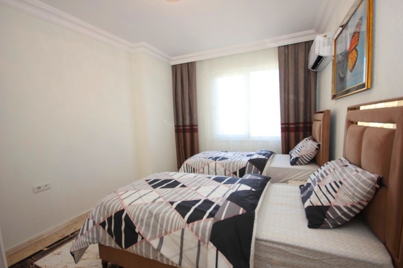 Atemberaubende Wohnung mit 2+1 Schlafzimmern und Meerblick in Mahmutlar