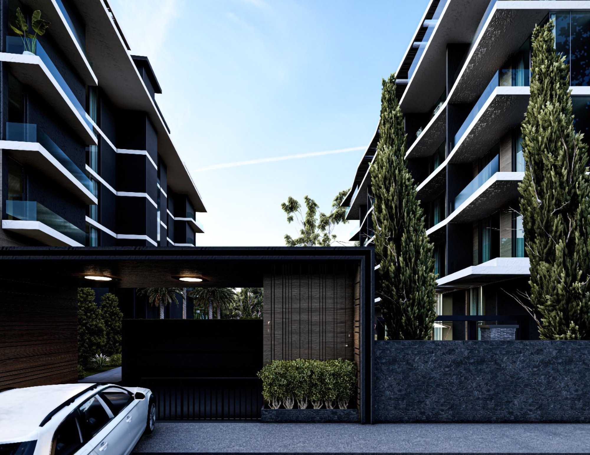 Luxury 1+1 Apartment with Sea, Castle, and Mountain Views in Alanya Center