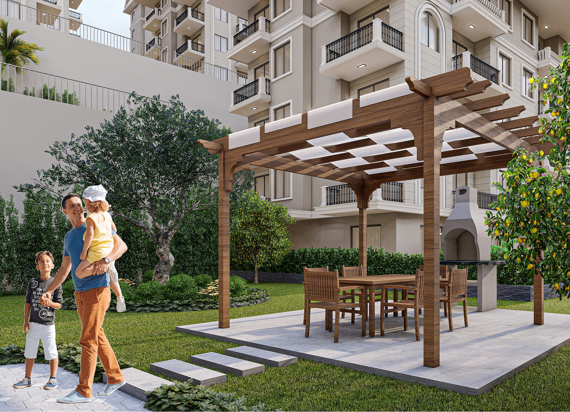 Luxury 1+1 Apartment with Sea and Mountain Views, Alanya - Konakli
