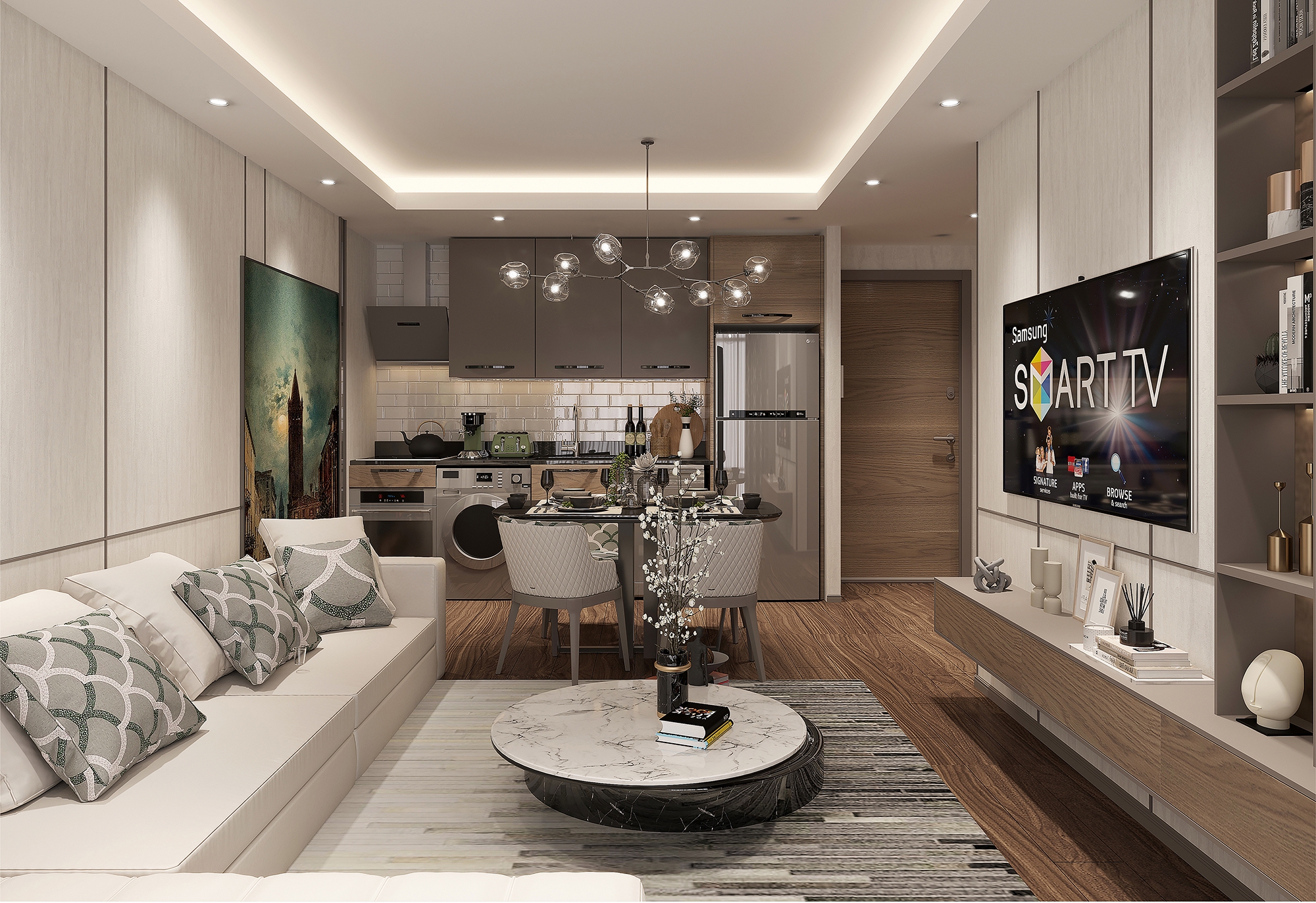 Luxury 1+1 Apartment with Sea and Mountain Views, Alanya - Konakli