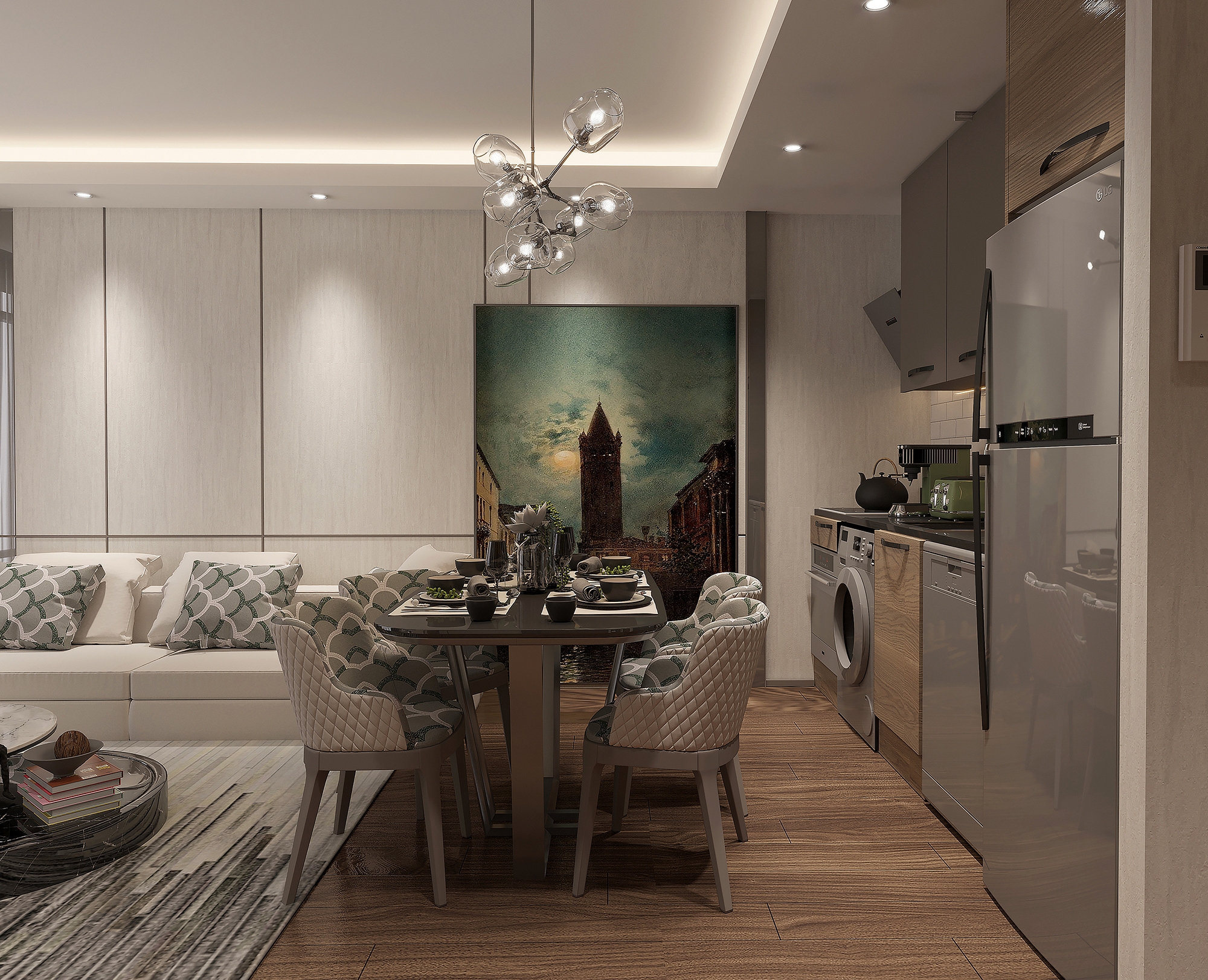 Luxury 1+1 Apartment with Sea and Mountain Views, Alanya - Konakli