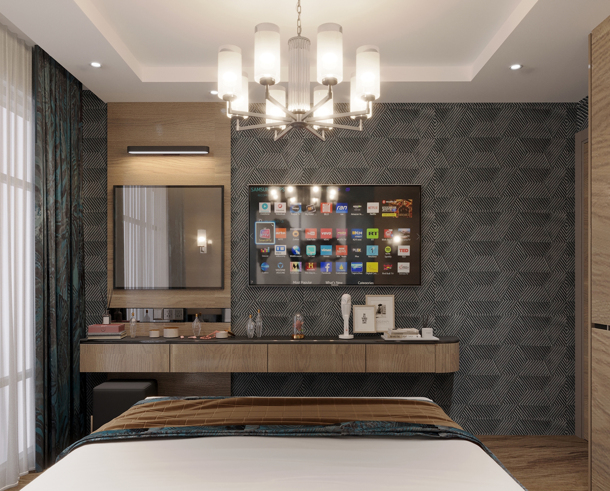 Luxury 1+1 Apartment with Sea and Mountain Views, Alanya - Konakli