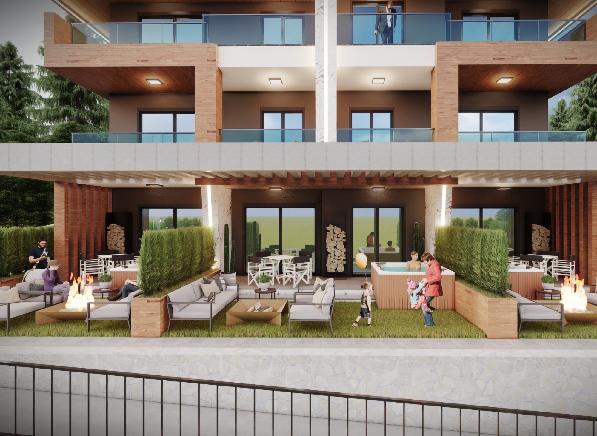 Luxury 1+1 Apartment with Stunning Views in Alanya Center