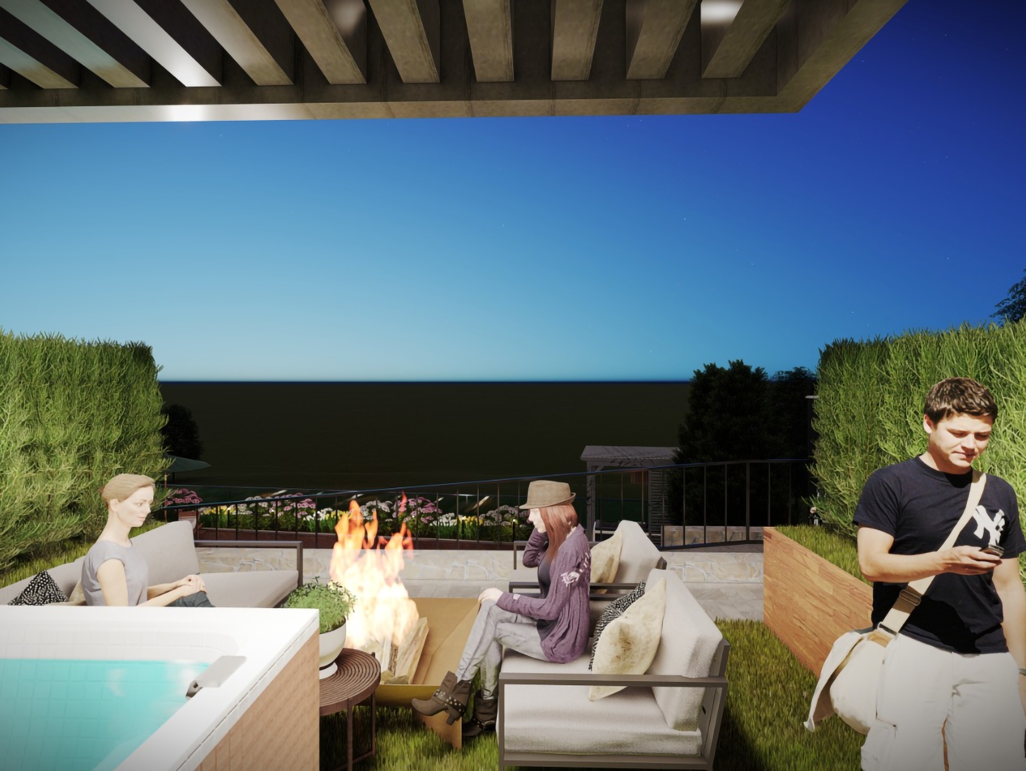 Luxury 1+1 Apartment with Stunning Views in Alanya Center