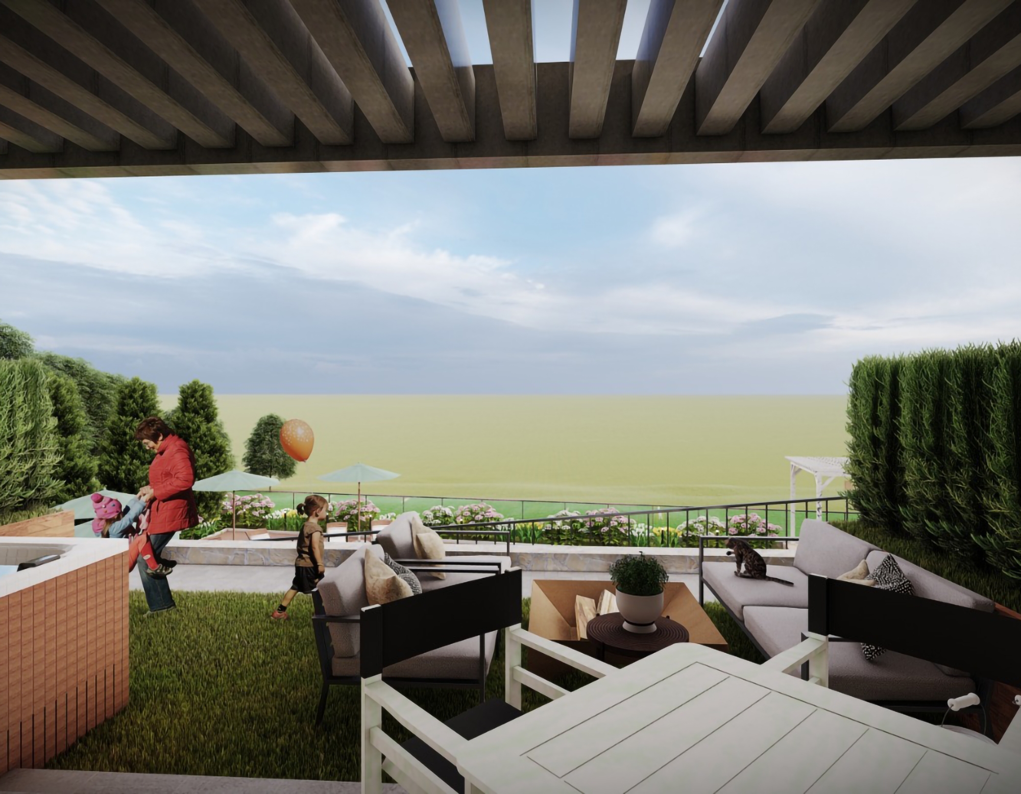 Luxury 1+1 Apartment with Stunning Views in Alanya Center