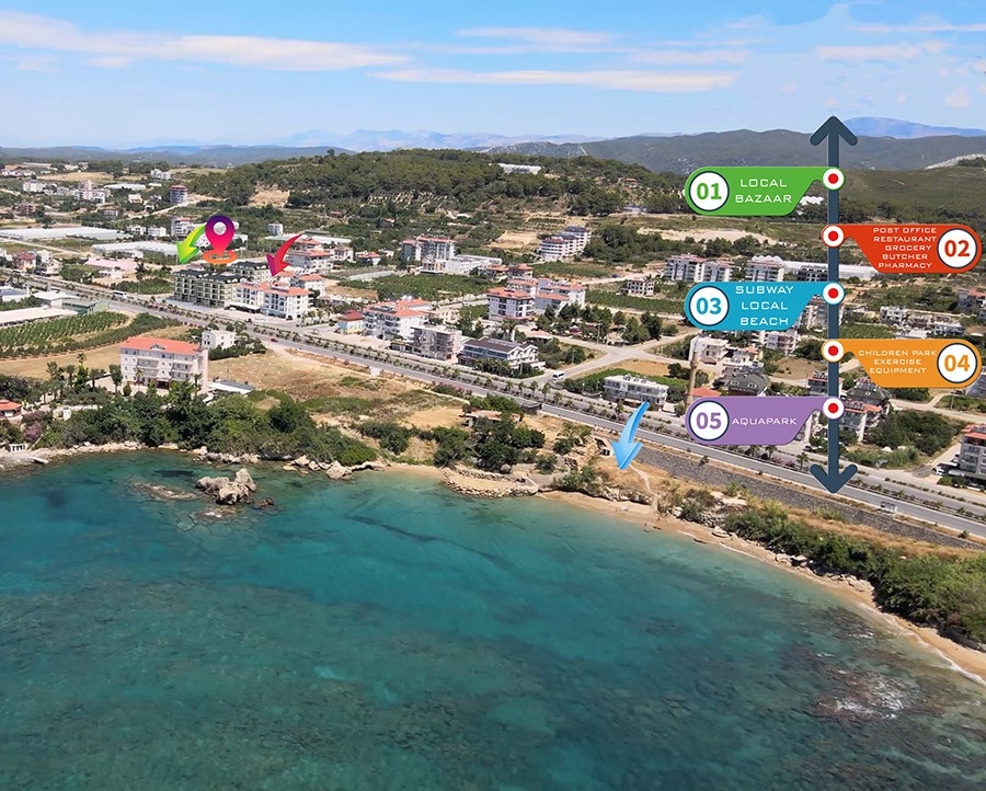 Luxurious project to be established near of the beach