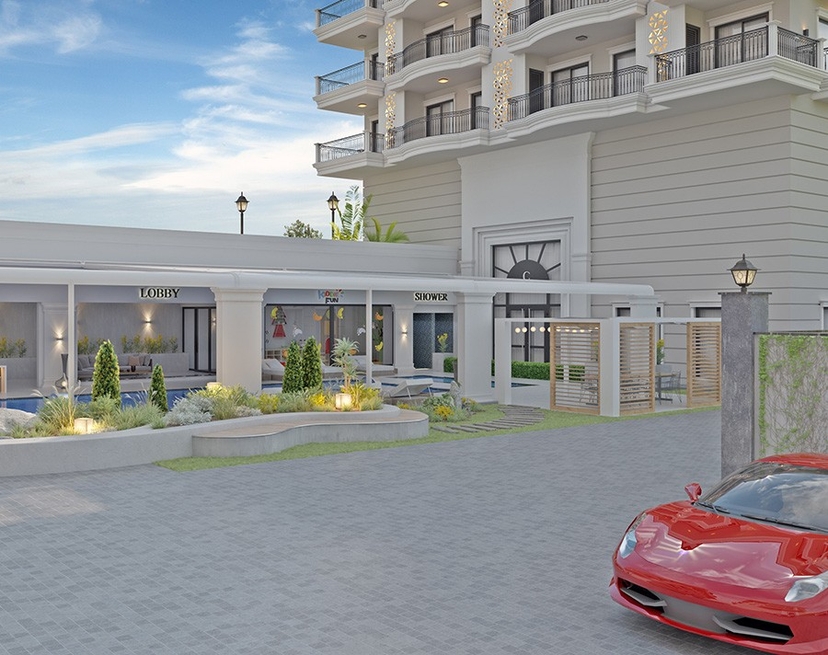Luxurious project to be established near of the beach
