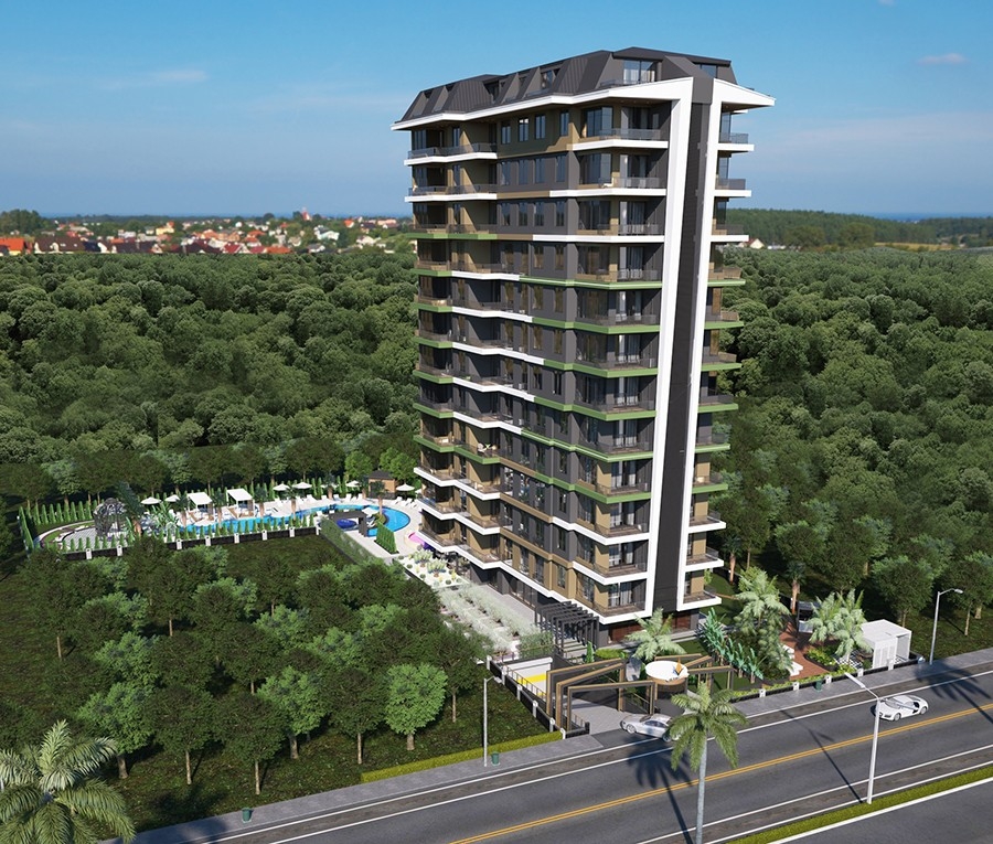 Gloriously exclusive project to be established in Alanya