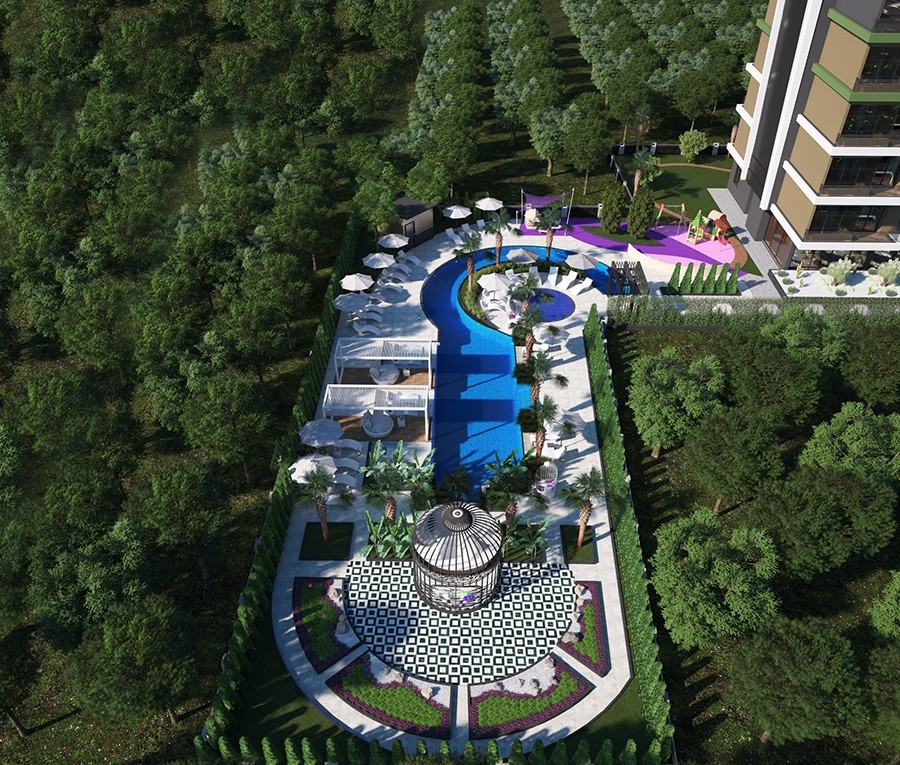 Gloriously exclusive project to be established in Alanya
