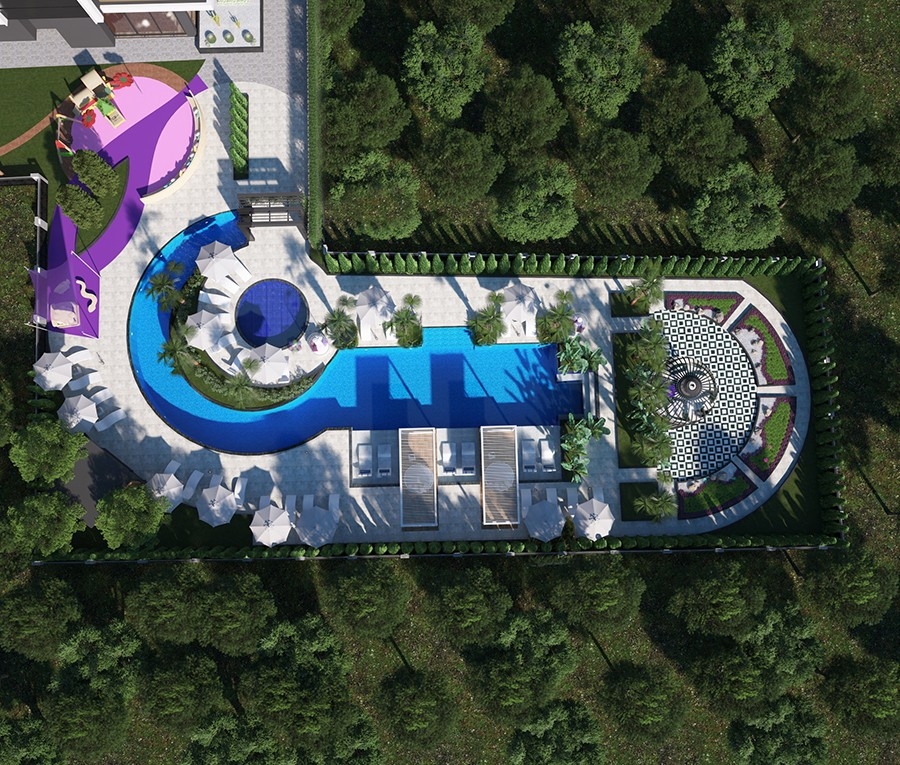 Gloriously exclusive project to be established in Alanya