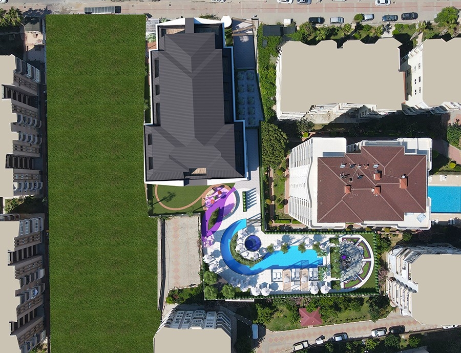 Gloriously exclusive project to be established in Alanya