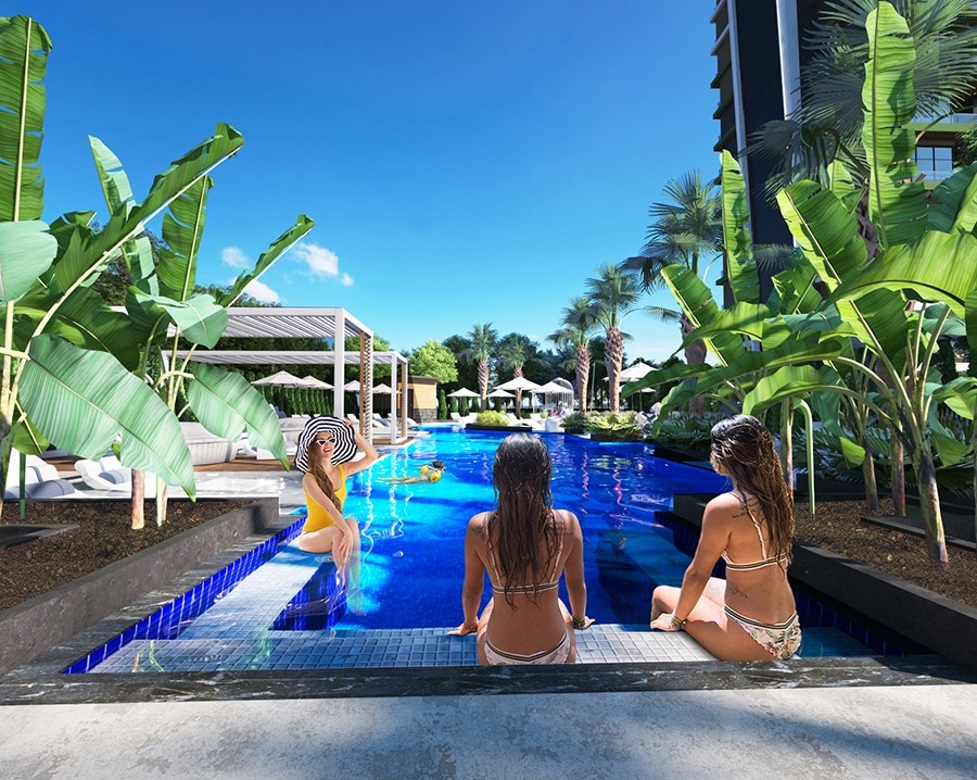 Gloriously exclusive project to be established in Alanya