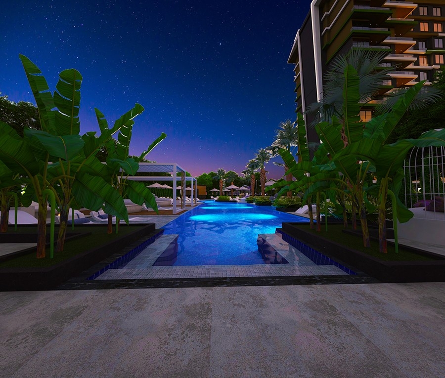 Gloriously exclusive project to be established in Alanya