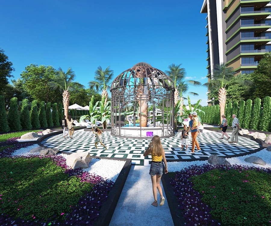 Gloriously exclusive project to be established in Alanya