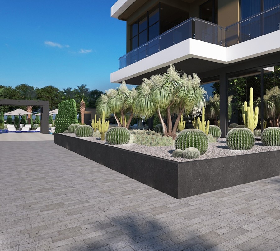 Gloriously exclusive project to be established in Alanya