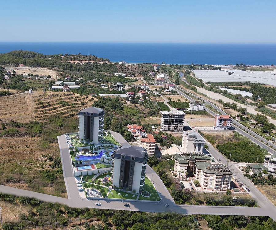 Brand new project in progress in Alanya