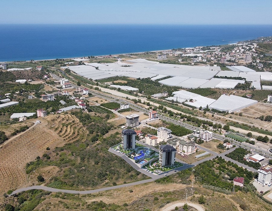 Brand new project in progress in Alanya